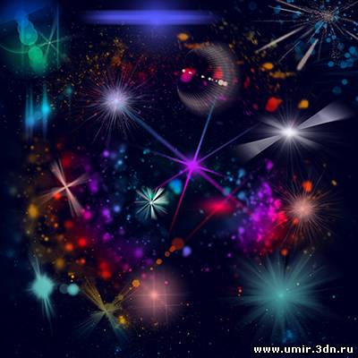 Кисти для Фотошоп - световые эффекты