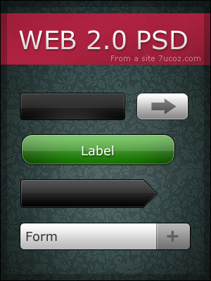 WEB 2.0 PSD исходники
