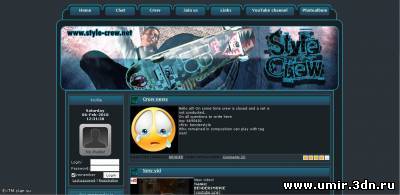 Шаблона сайта style-crew